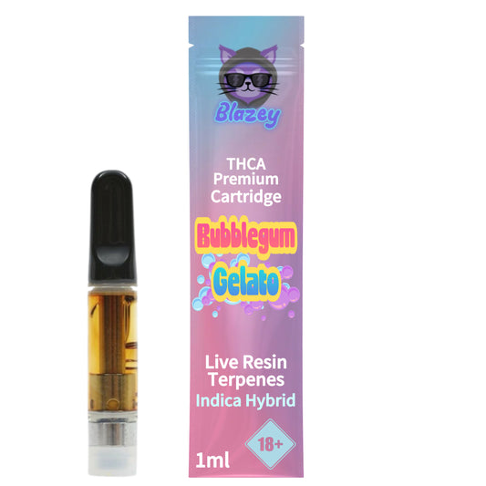 THCA VAPE SVERIGE BUBBLEGUM GELATO 1M CARTRIDGE